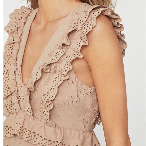 BCBGMAXZARIA Flax Eyelet Dress - Picture 5 of 8